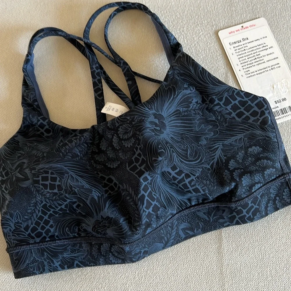 Lululemon Energy Bra Medium Support - Picture 1 of 9